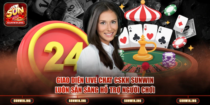 sunwin Giao diện live chat CSKH SUNWIN luôn sẵn sàng hỗ trợ người chơi